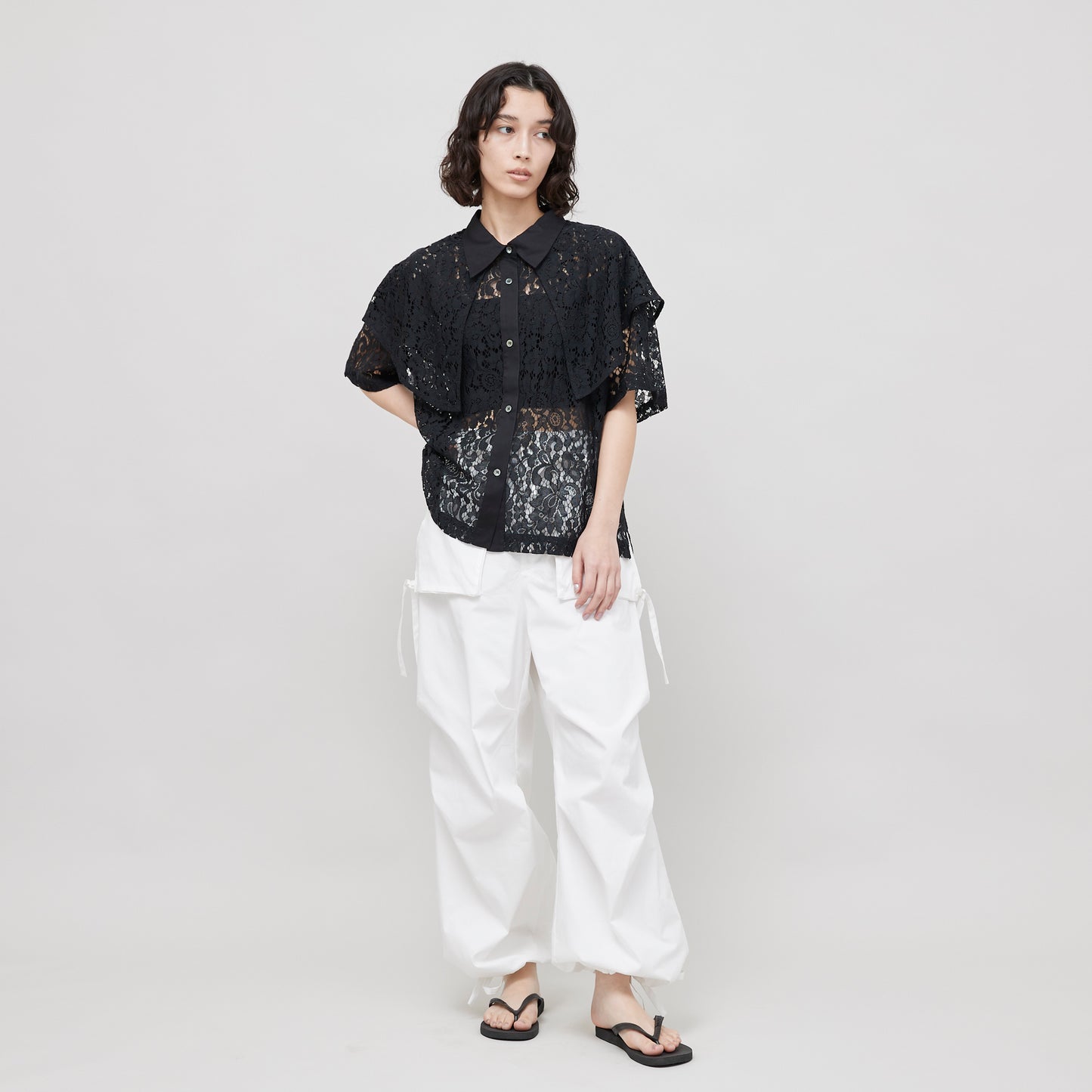 Big Collar Lace Shirt(ビッグカラーレースシャツ)