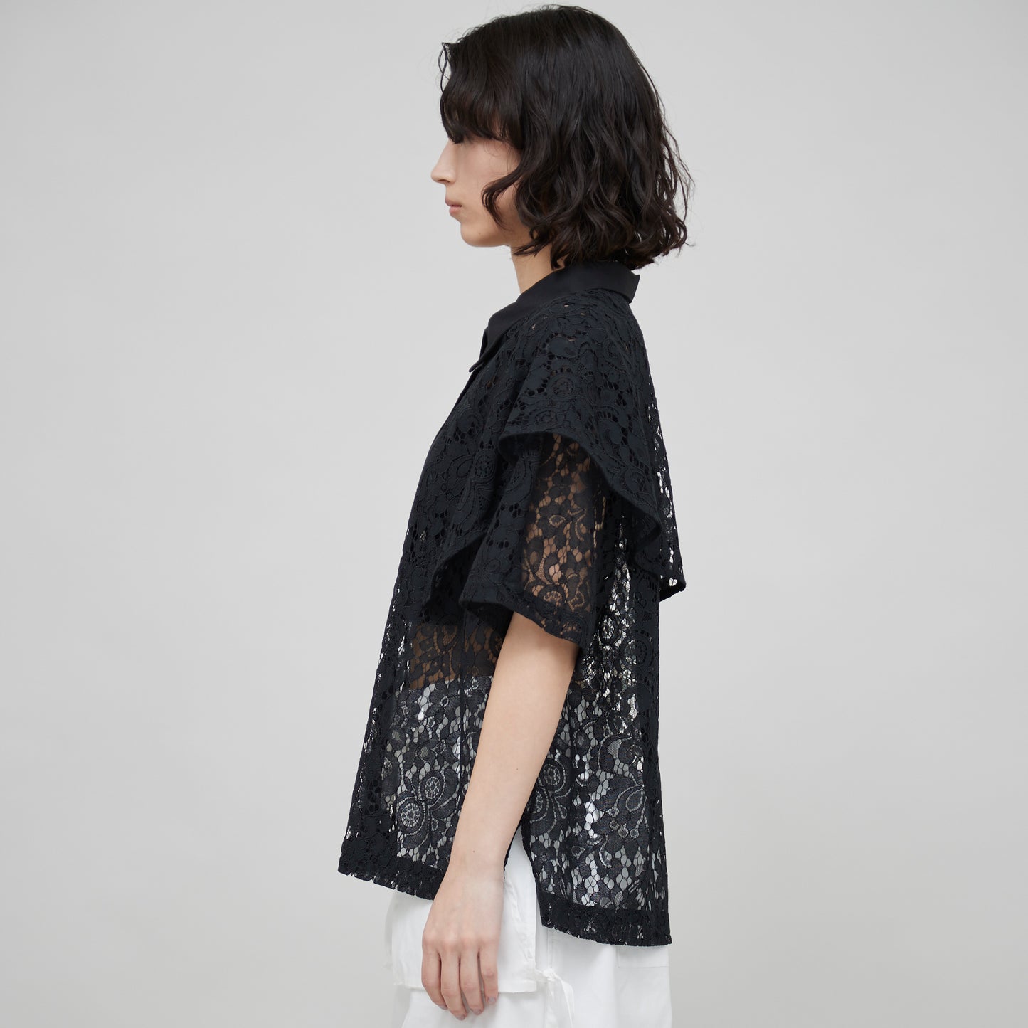 Big Collar Lace Shirt(ビッグカラーレースシャツ)
