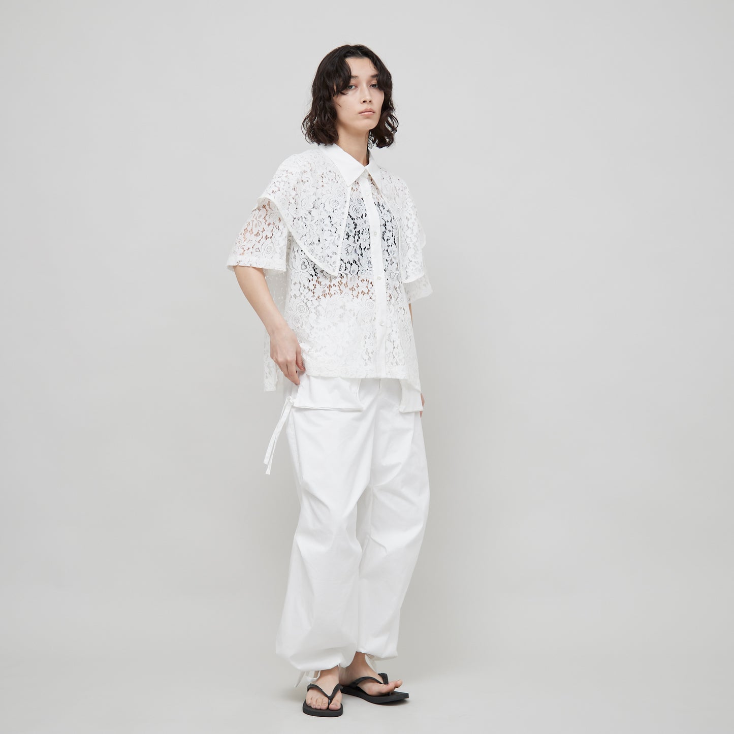 Big Collar Lace Shirt(ビッグカラーレースシャツ)