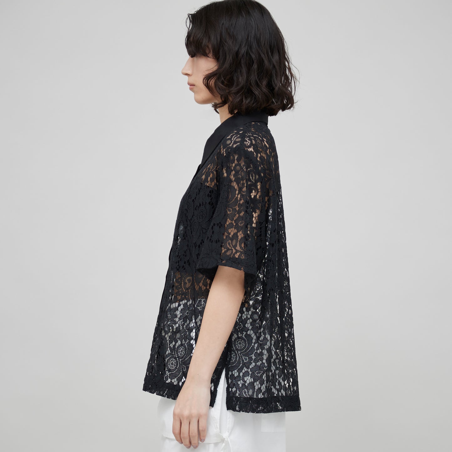 Big Collar Lace Shirt(ビッグカラーレースシャツ)