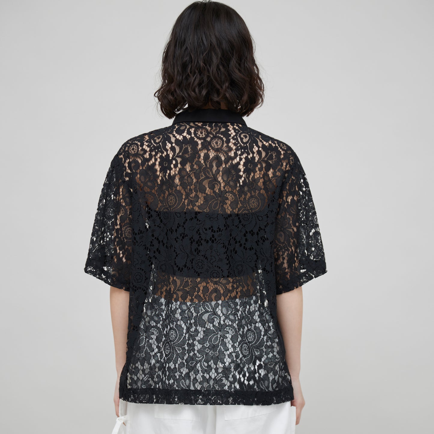 Big Collar Lace Shirt(ビッグカラーレースシャツ)