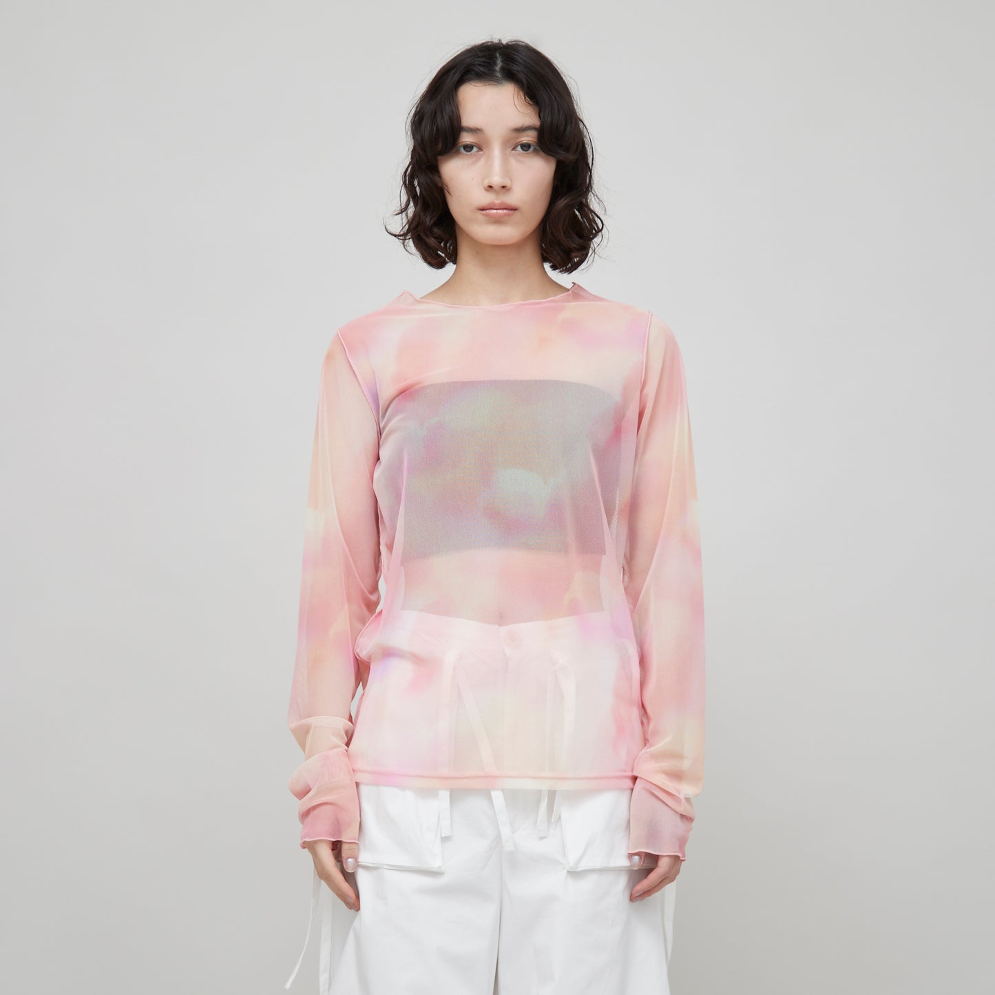 Marble Sheer Cutsew(マーブルシアーカットソー)