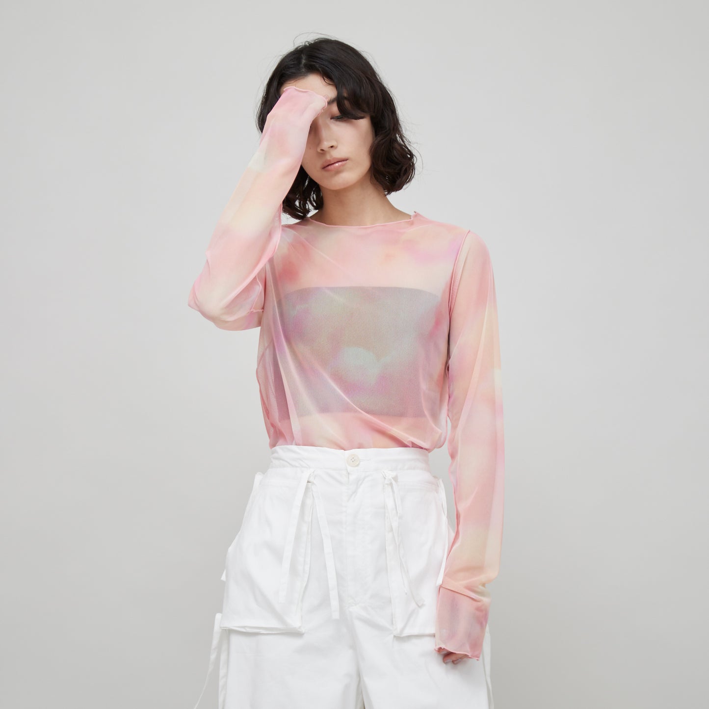 Marble Sheer Cutsew(マーブルシアーカットソー)