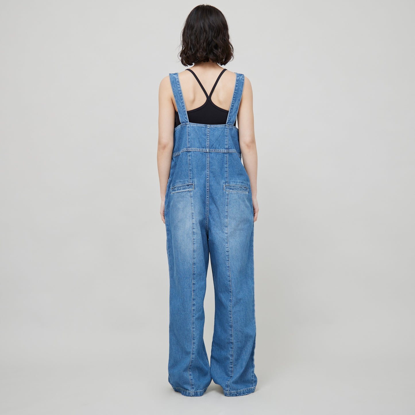 Front Zip Denim All in one(フロントジップデニムオールインワン)