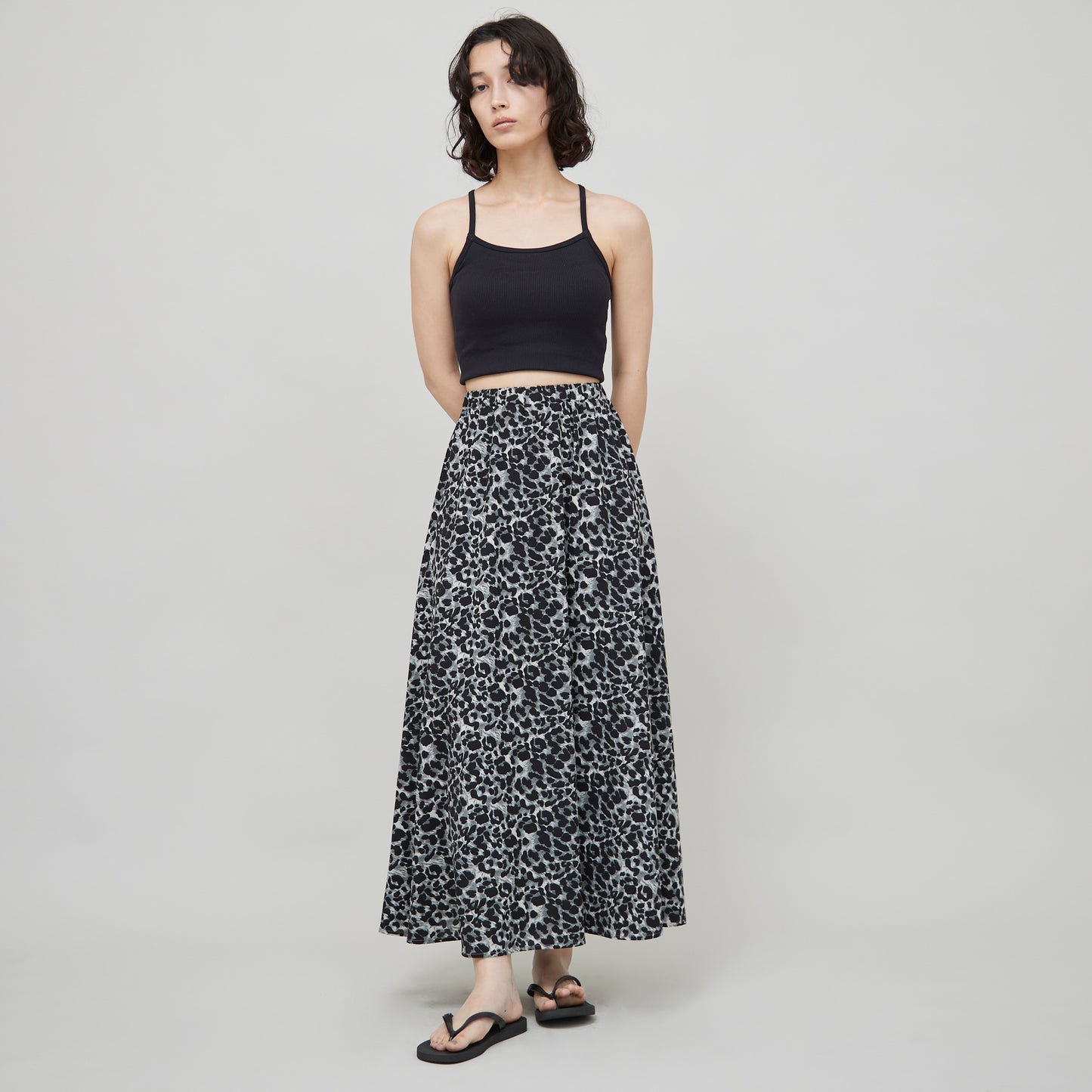 Animal Print Flare Skirt(アニマルプリントフレアスカート)