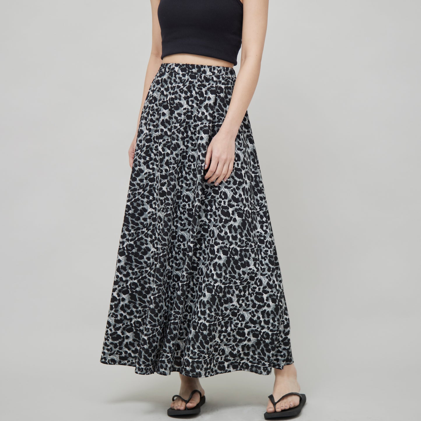 Animal Print Flare Skirt(アニマルプリントフレアスカート)