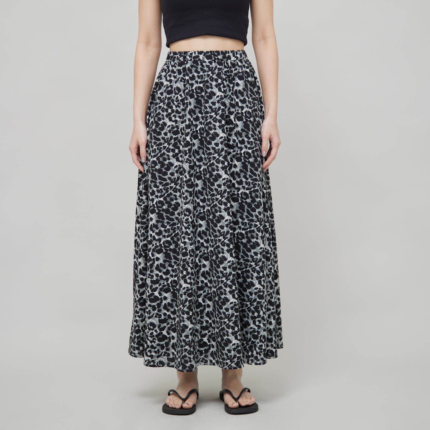 Animal Print Flare Skirt(アニマルプリントフレアスカート)