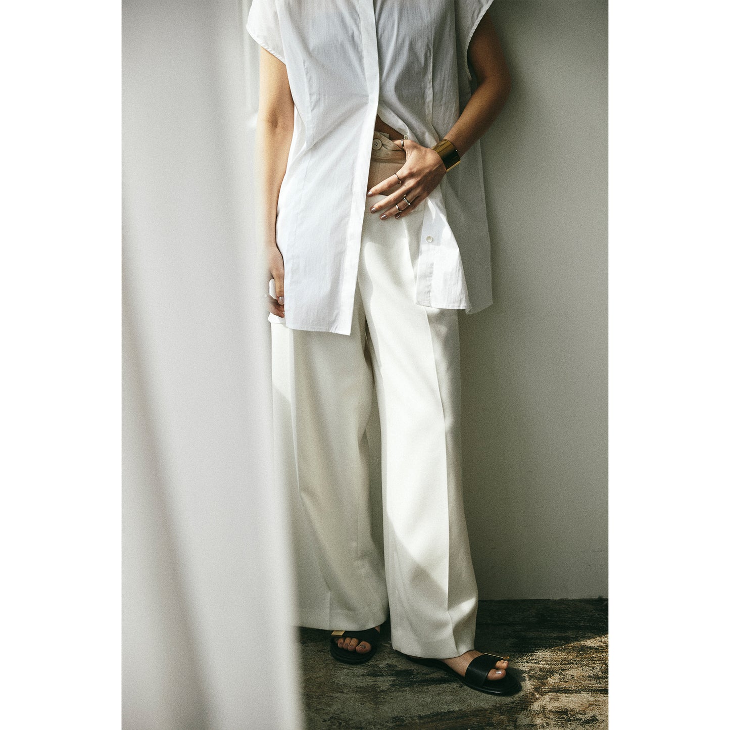 Embroidery Collar Shirt(エンブロイダリーカラーシャツ)