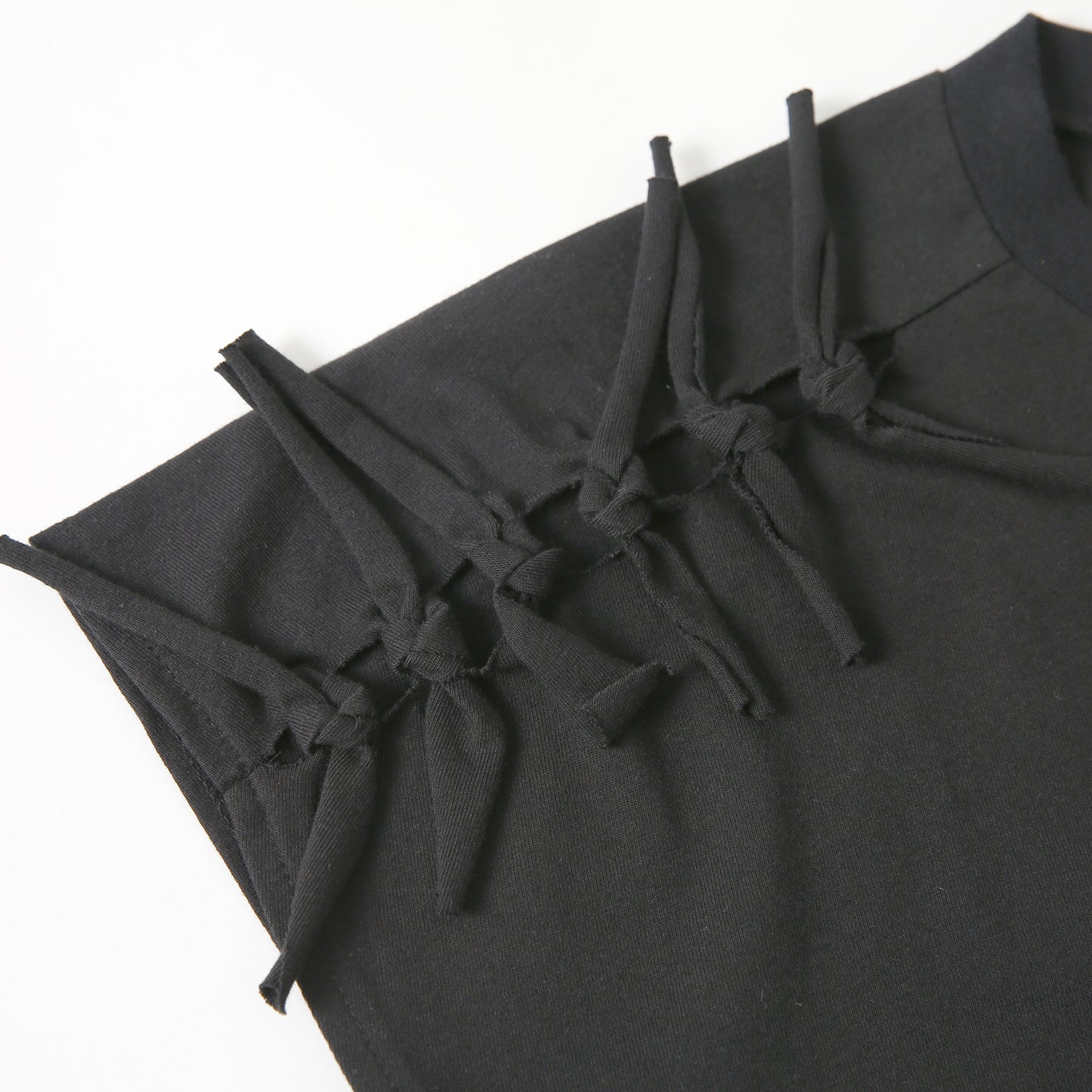 Shoulder Ribbon T-shirt(ショルダーリボンTシャツ)