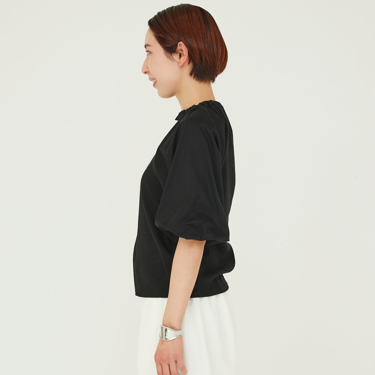 【30%OFF】Front Zip Cut and Sewn(フロントジップカットソー)