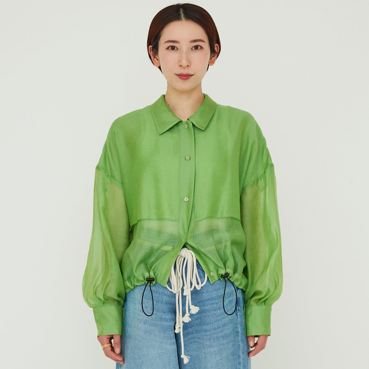 Layered Sheer Shirt(レイヤードシアーシャツ)