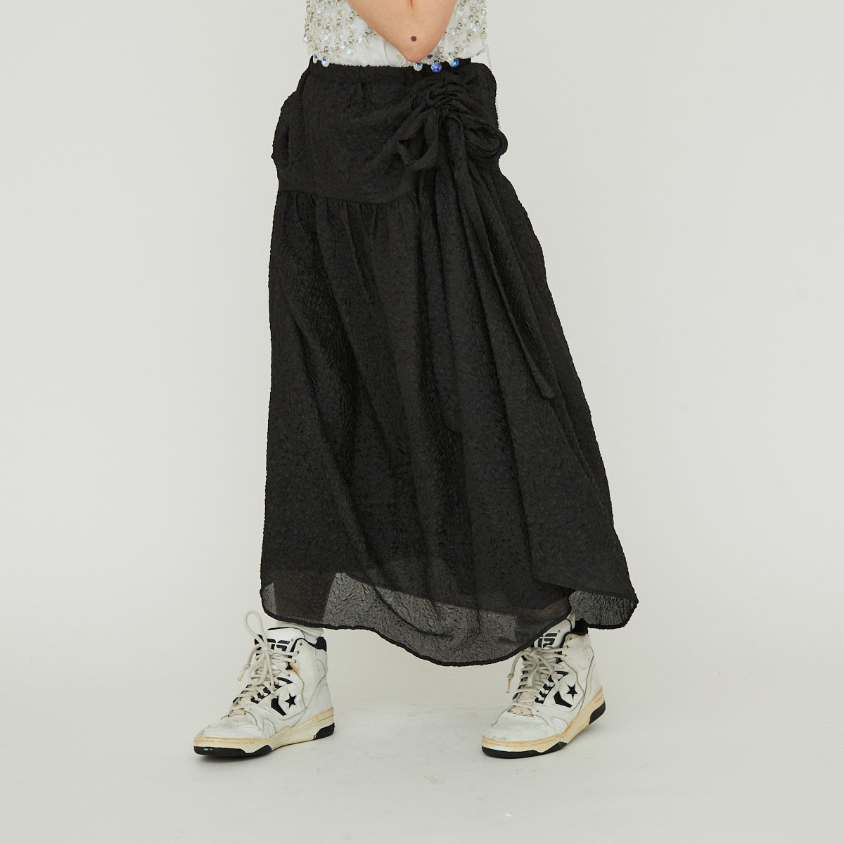 【30%OFF】Sheer Side Ribbon Skirt(シアーサイドリボンスカート)