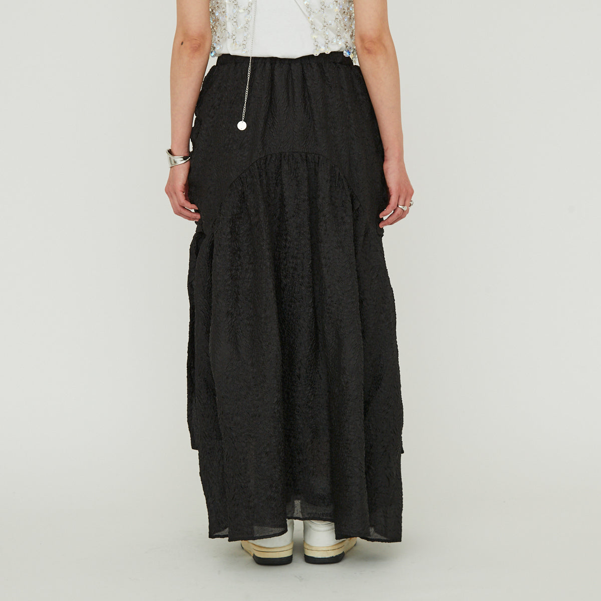 【30%OFF】Sheer Side Ribbon Skirt(シアーサイドリボンスカート)