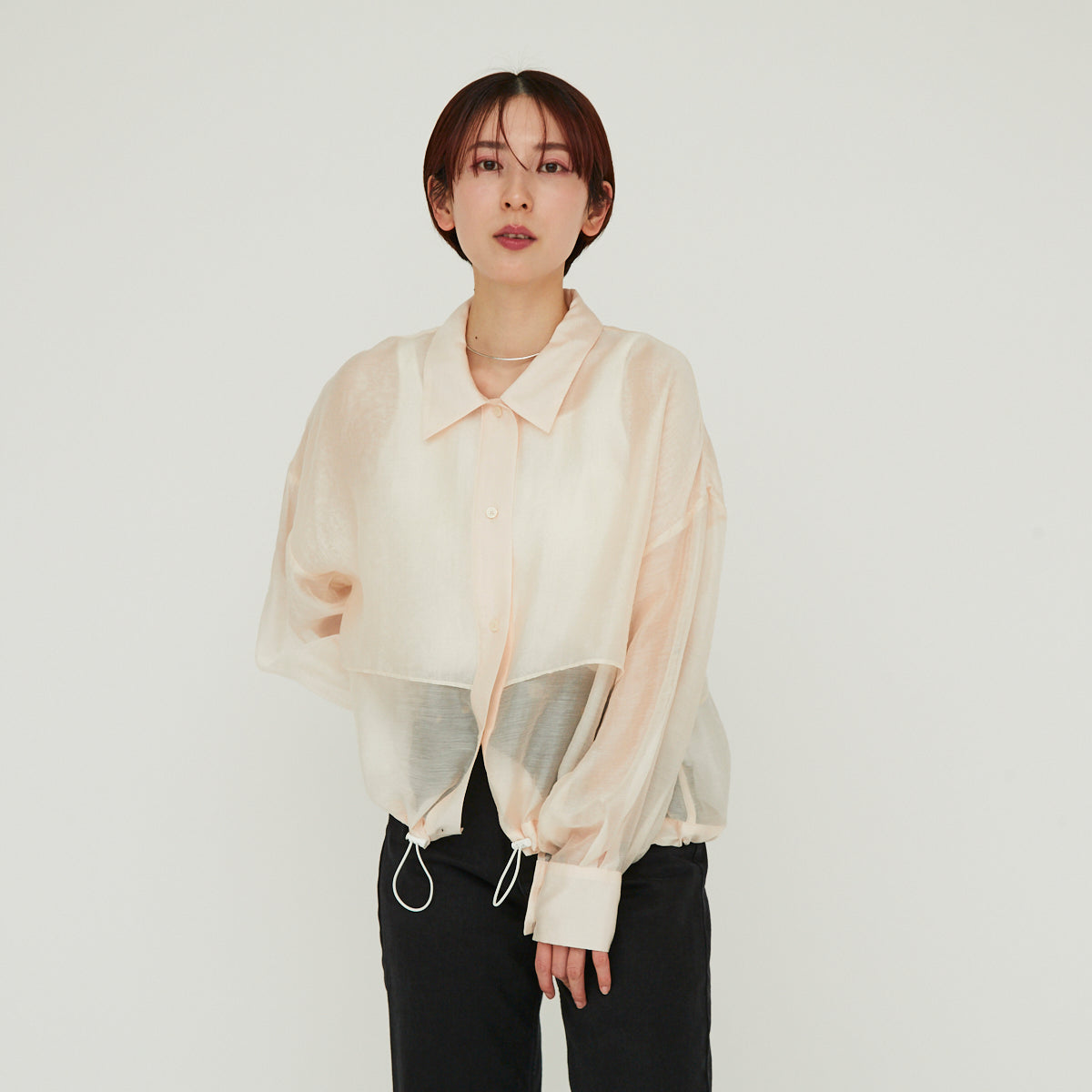Layered Sheer Shirt(レイヤードシアーシャツ)