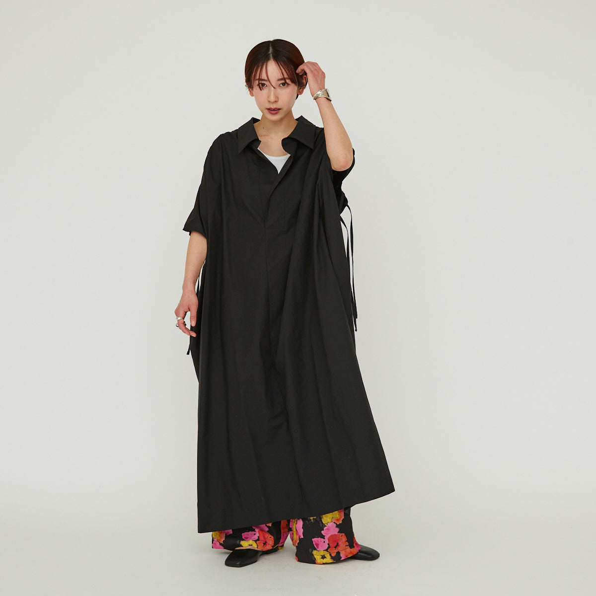 【30%OFF】Back Shirring Onepiece(バックシャーリングワンピース)