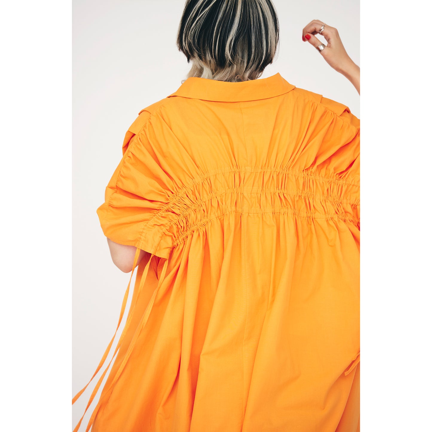 【30%OFF】Back Shirring Onepiece(バックシャーリングワンピース)