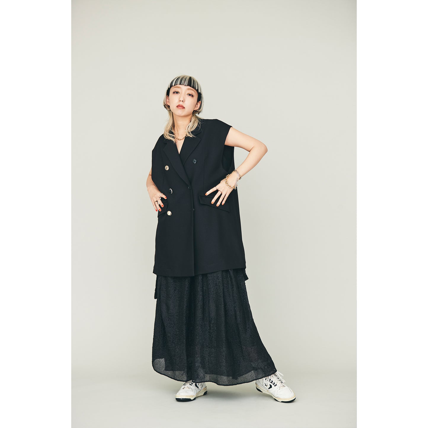 【30%OFF】Sheer Side Ribbon Skirt(シアーサイドリボンスカート)