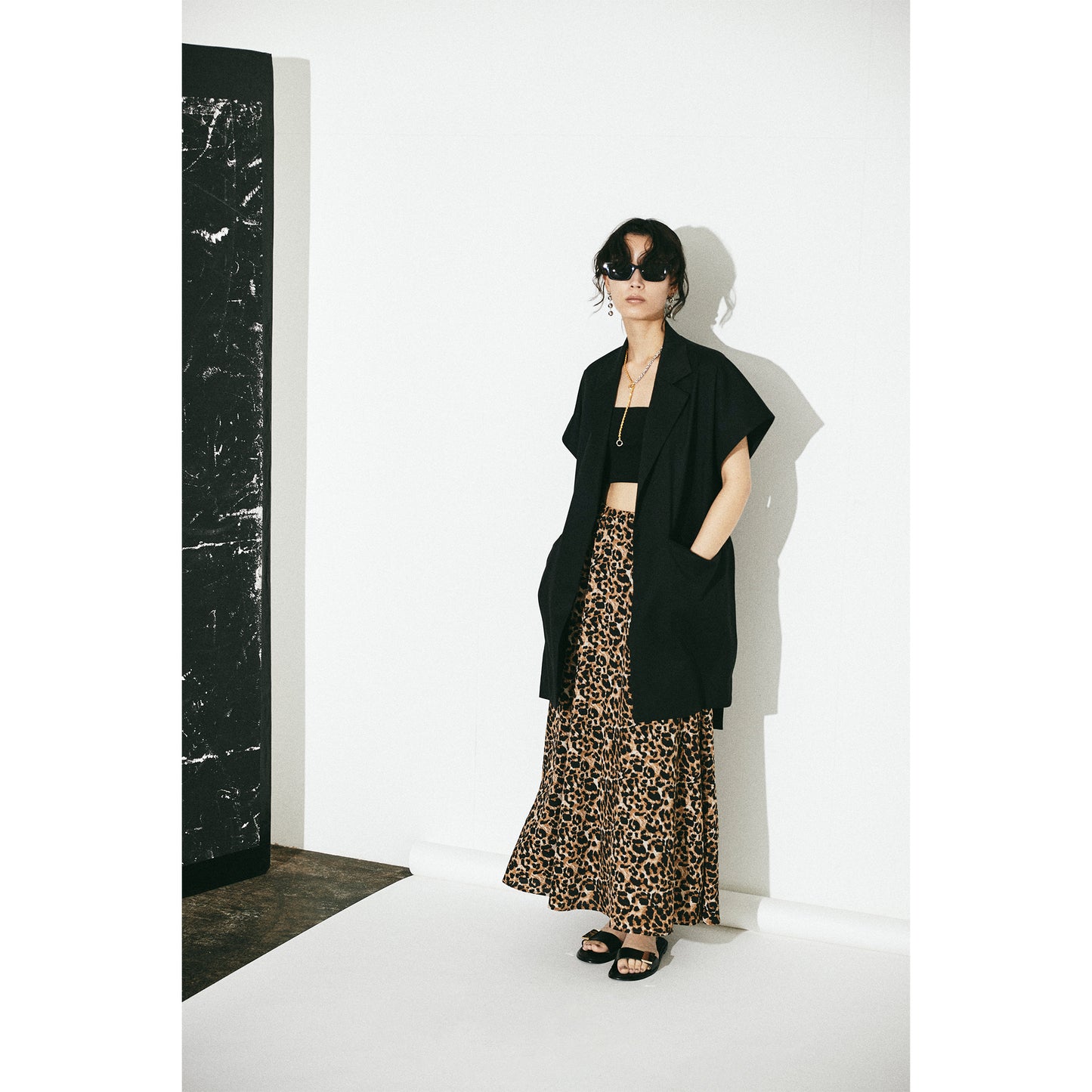 Animal Print Flare Skirt(アニマルプリントフレアスカート)