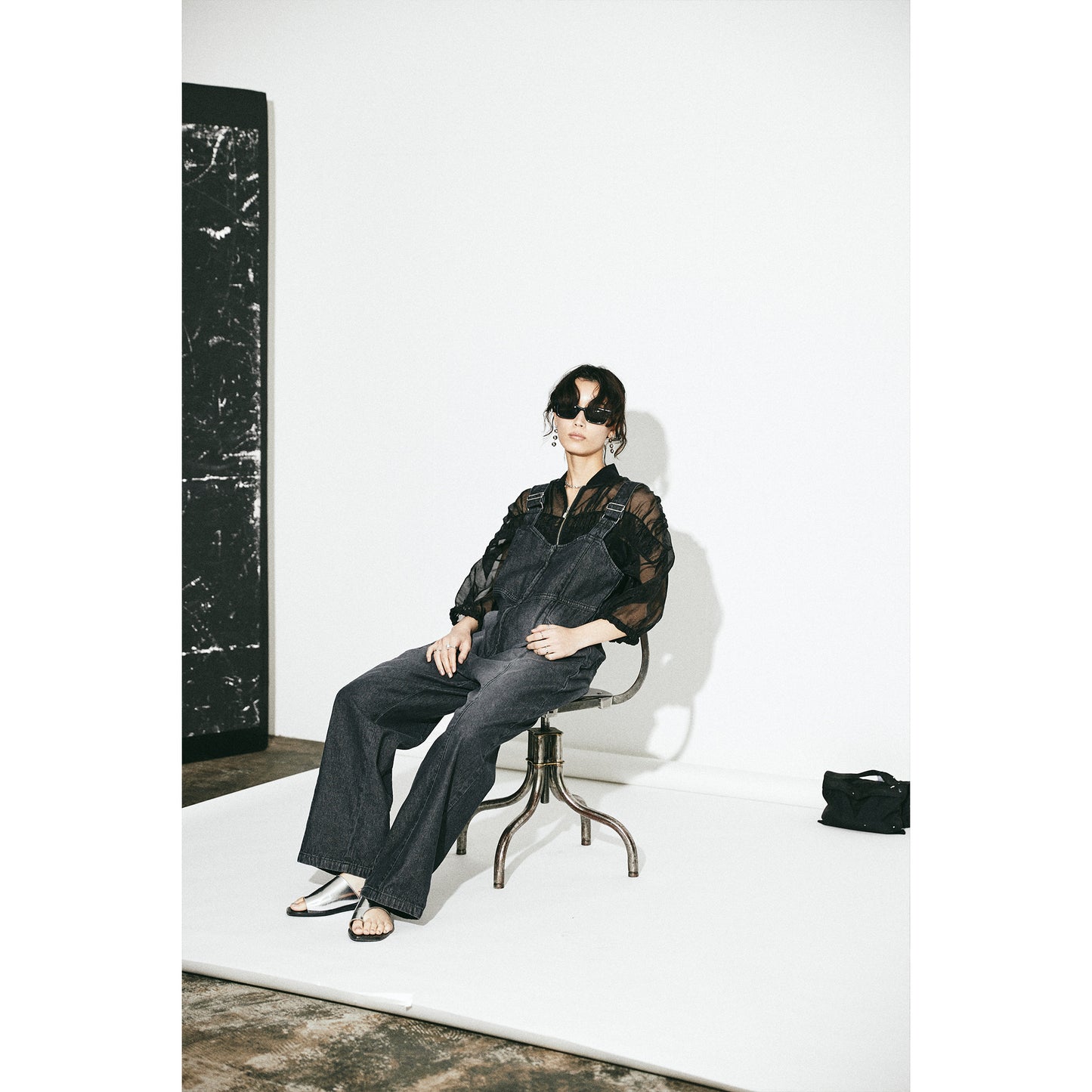 Front Zip Denim All in one(フロントジップデニムオールインワン)