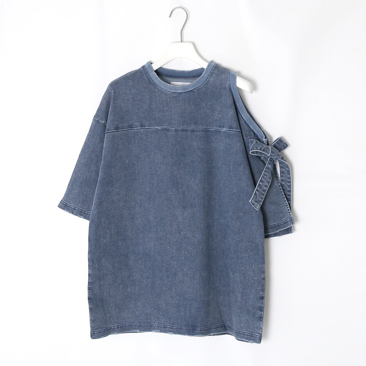 Shoulder Slit Denim T-shirt(ショルダースリットデニムTシャツ)