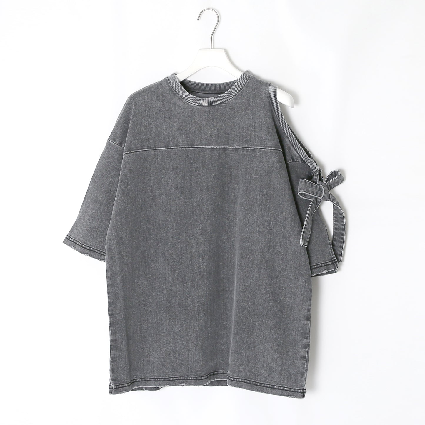 Shoulder Slit Denim T-shirt(ショルダースリットデニムTシャツ)