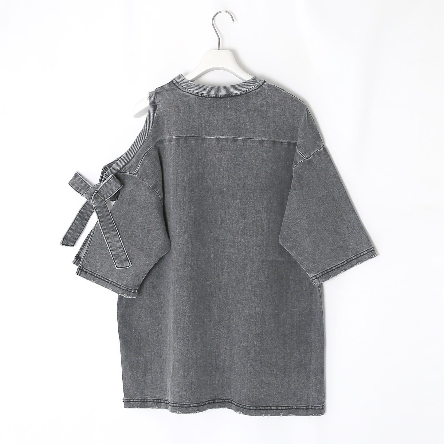 Shoulder Slit Denim T-shirt(ショルダースリットデニムTシャツ)