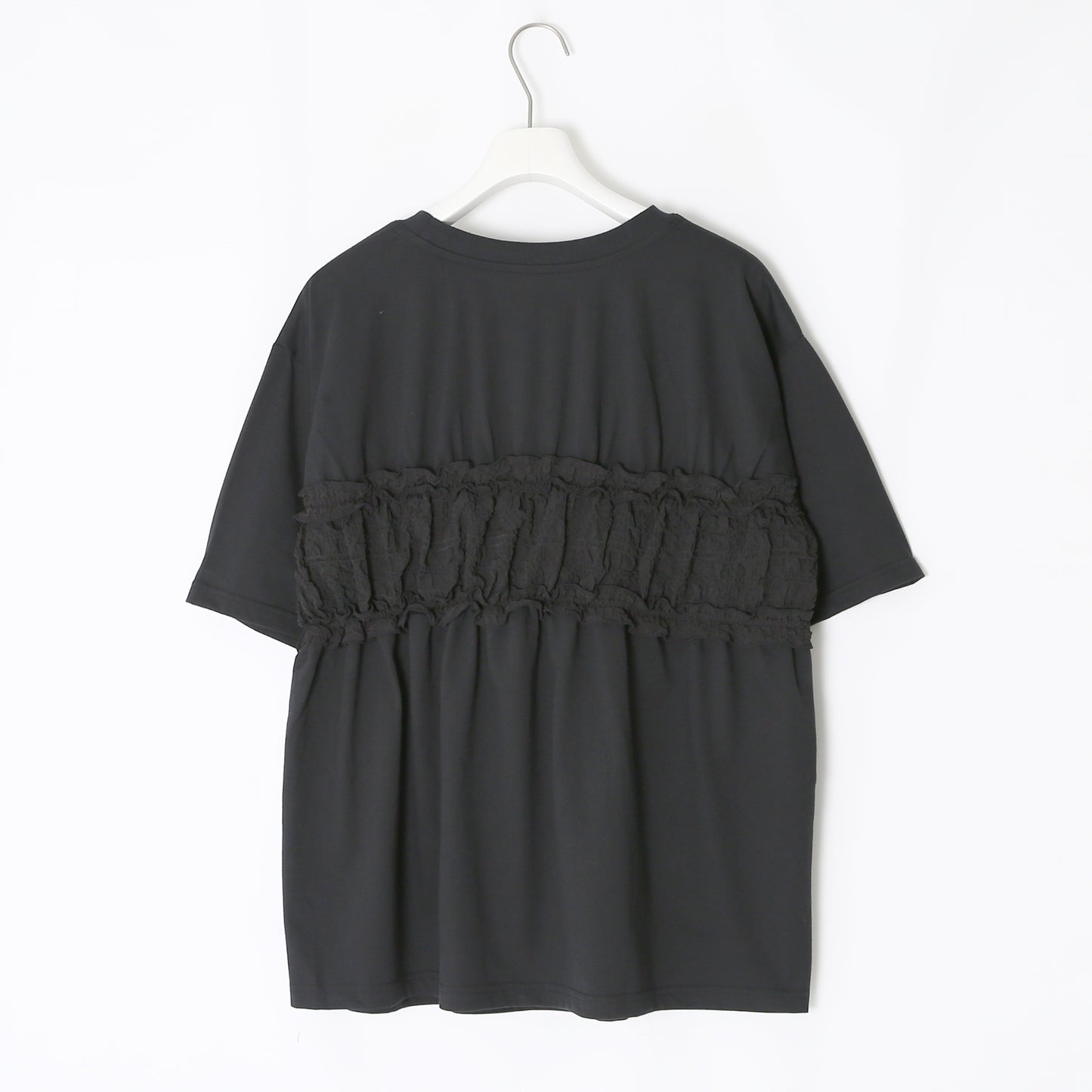 【50%OFF】Shirring Bustier T-shirt(シャーリングビスチェTシャツ)