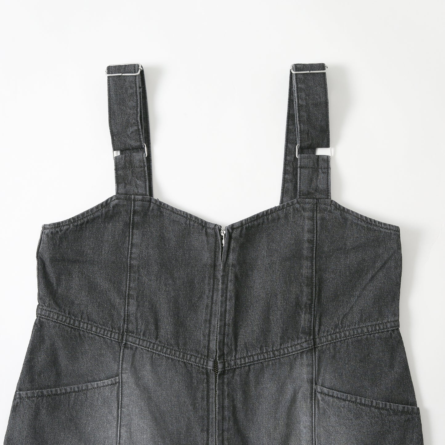Front Zip Denim All in one(フロントジップデニムオールインワン)