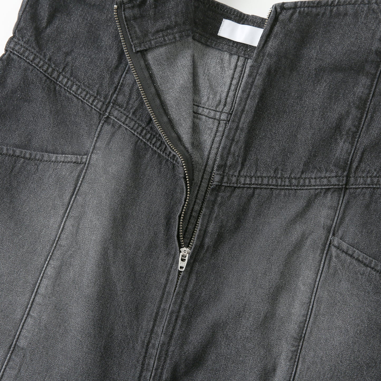 Front Zip Denim All in one(フロントジップデニムオールインワン)
