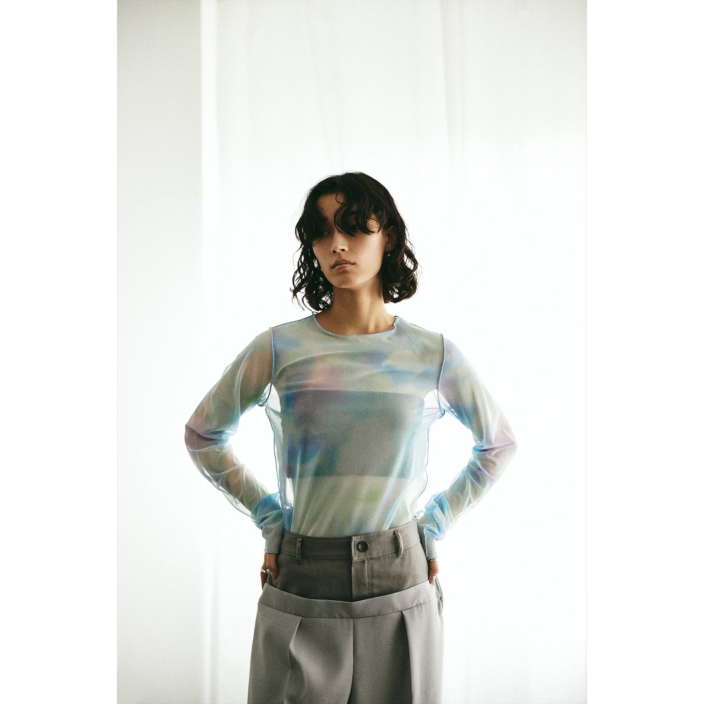 Marble Sheer Cutsew(マーブルシアーカットソー)