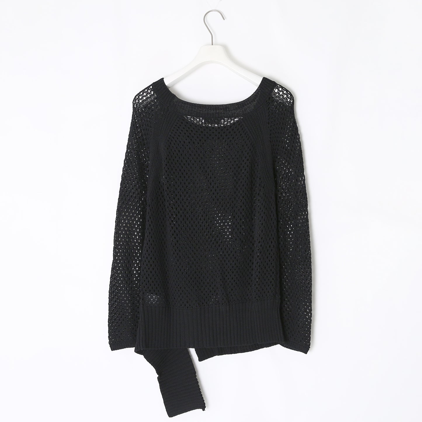 【30％OFF】Asymmetry Mesh Knit（アシンメトリーメッシュニット）